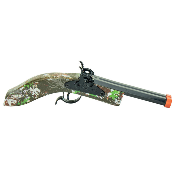 CAMO HEX DOUBLE BARREL TOY PISTOL