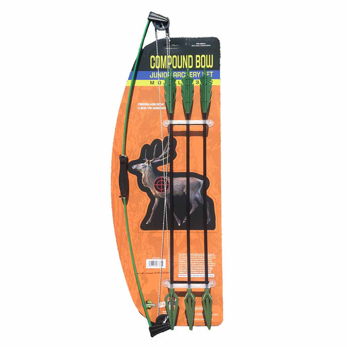 27" CAMO COMPOUND BOW-3 ARROWS, TARGET