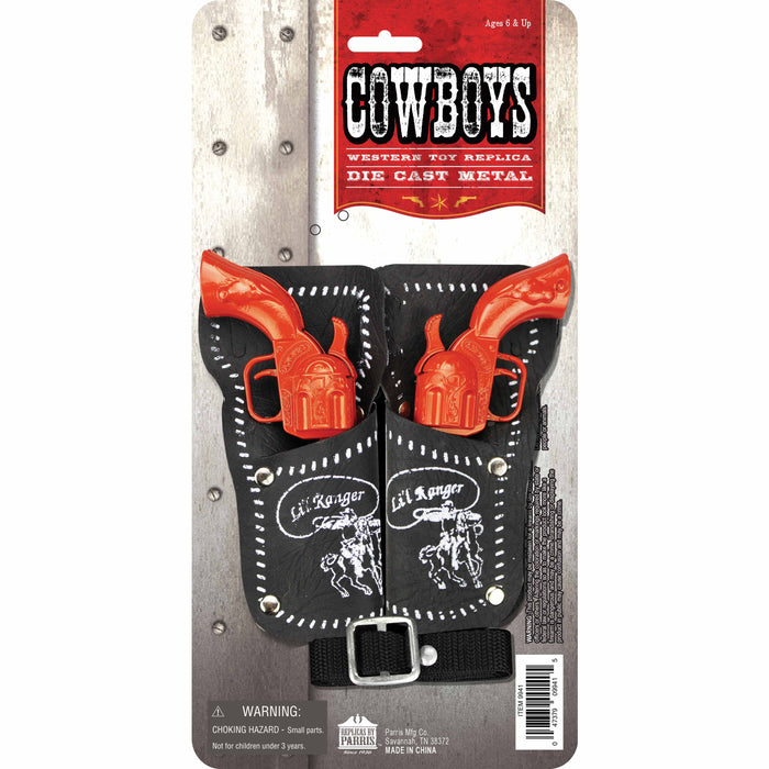 LI'L RANGER DOUBLE HOLSTER SET COLORED