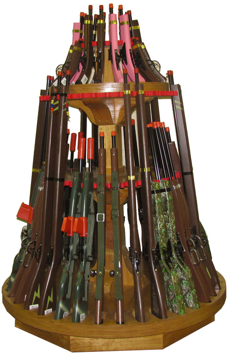 52 PIECES: 36 RIFLES / 16 PISTOLS 38" ROUND