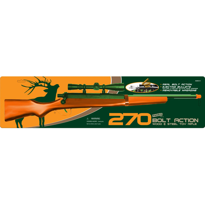 270 BOLT ACTION TOY RIFLE COLORED