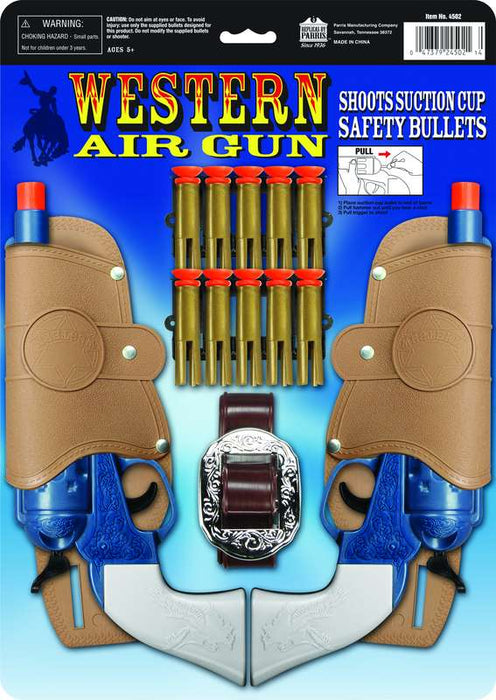 WESTERN AIR PISTOL DOUBLE HOLSTER