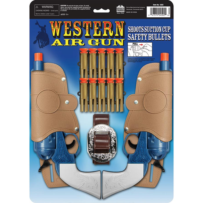 WESTERN AIR PISTOL DOUBLE HOLSTER